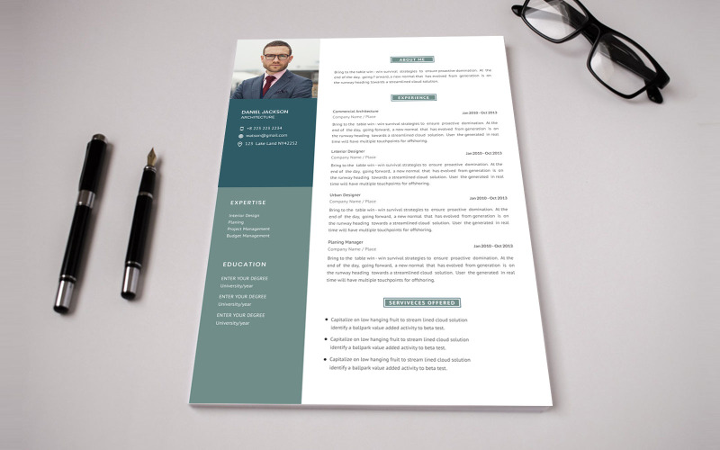Download Резюме "Corporate CV Resume Template" / Corporate CV Resume Template - Резюме на тему графика corporate,cv,resume,curriculam,vitae,curriculamvitae,template,company,minimalist,business,document,interview,personal,modern,elegant,layout,header,vector,simple,page