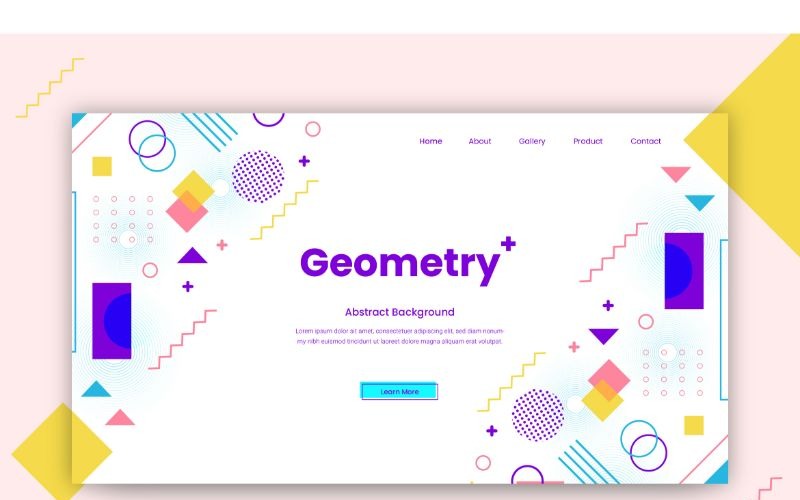Download Background "Abstract  Geometric Background" / Abstract  Geometric Background - Background на тему графика abstracts,adobe illustration,attractive,background,colorful,creativity,designs,flat,homepage,illustrations,landing,modern,pages,shape,template,vectors,website