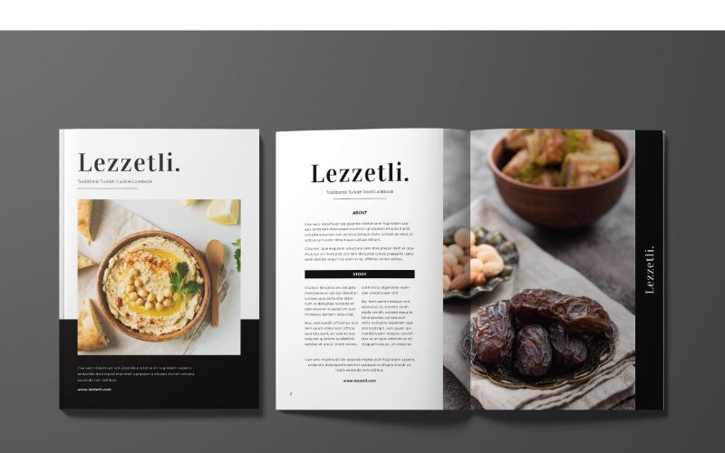 Download Magazine Template "Lezzetli Magazine Template" / Lezzetli Magazine Template - Magazine Template на тему графика a4,adobe indesign,book,catalogs,cover,furniture,information,journal,letter,magazine,newspaper,page,paper,print,project,template