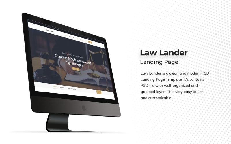 Download PSD шаблон "Lawyer Landing Page PSD Template" / Lawyer Landing Page PSD Template - PSD шаблон на тему графика lawyer,landing,page,psd,templates,peace,justice,court,judge,template,design,designs,ui,ux,kit,kits,pack,application,backend,panel