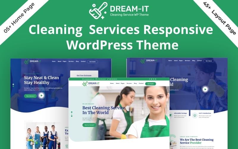 Cleaning Service WordPress Theme