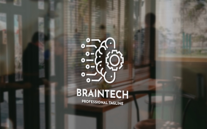 Download Шаблон логотипа "Brain Tech v.2 Logo Template" / Brain Tech v.2 Logo Template - Шаблон логотипа на тему графика artificial,brain,brainstorm,bright,cerebral,colorful,cortex,creativity,data,development,digital,dot,hexagon,intelligence,logo,network,neurology,neurons,smart,software