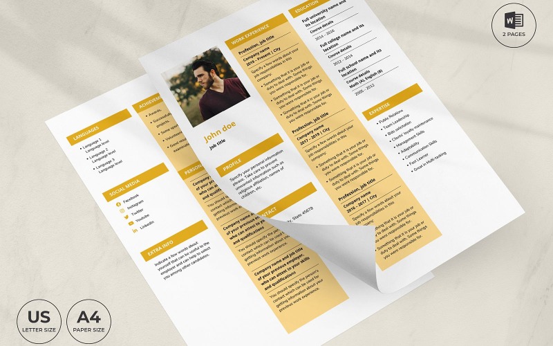 Download Резюме "Construction CV Resume Template" / Construction CV Resume Template - Резюме на тему графика resume template word,professional resume,cv template word,creative resume,modern resume,simple resume,one page resume,two page resume,resume infographic,resume design,essential worker,social 