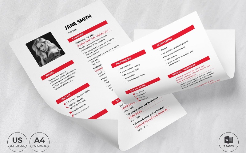 Download Резюме "Fashion Designer CV Resume Template" / Fashion Designer CV Resume Template - Резюме на тему графика resume template word,professional resume,cv template word,creative resume,modern resume,simple resume,one page resume,two page resume,resume infographic,resume writing,resume design,fashion r