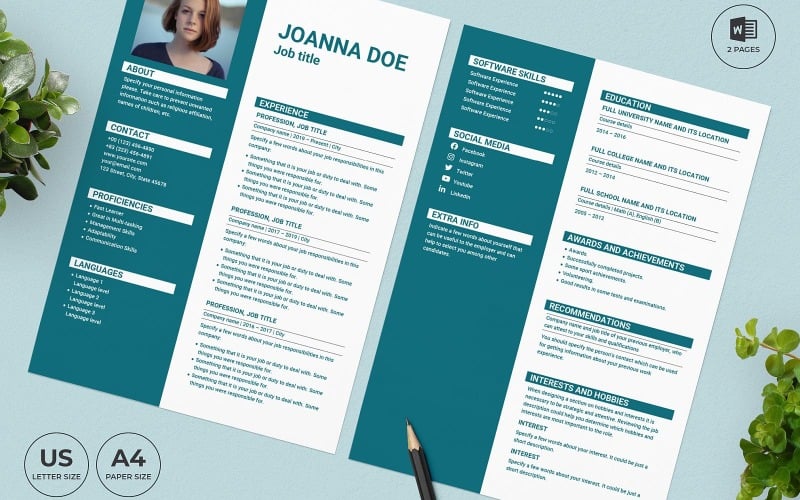 Download Резюме "Hotel CV Resume Template" / Hotel CV Resume Template - Резюме на тему графика resume template word,professional resume,cv template word,creative resume,modern resume,simple resume,one page resume,two page resume,resume infographic,resume writing,resume design,hotel res