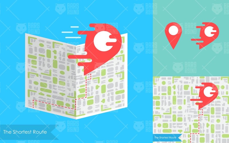 Download Vector "Map Pointer - Vector Image" / Map Pointer - Vector Image - Vector на тему графика map,symbol,city,vector,street,pin,navigation,travel,cartography,icon,direction,road,sign,gps,illustration,location,district,town,marker,fast