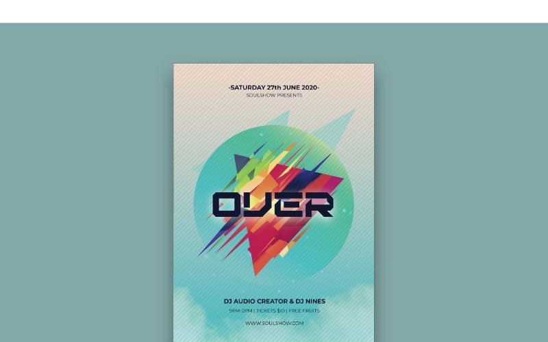 Download Vector "Poster Over - Vector Image" / Poster Over - Vector Image - Vector на тему графика poster,vector,illustration,creative,artistic,design,musician,classic