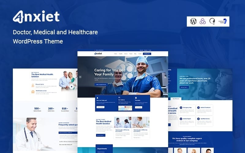 Doctor, Medical and Healthcare WordPress Theme