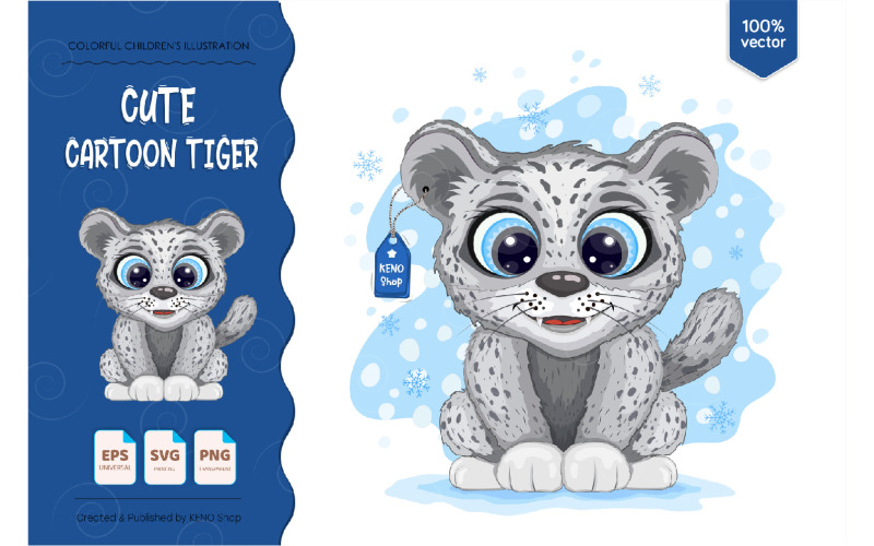Download Vector "Cute Cartoon Tiger - Vector Image" / Cute Cartoon Tiger - Vector Image - Vector на тему графика cartoon tiger paint,cartoon tiger,tiger clipart,tiger svg,tiger print,tiger clip art,tiger applique,tiger illustration,baby tiger,tiger animal svg,kids art project,png graphic print,home deco