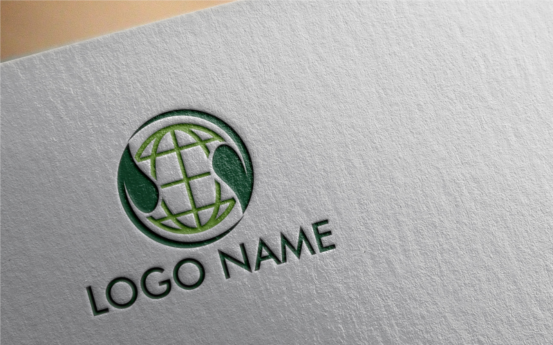 Download Шаблон логотипа "Green World Logo Template" / Green World Logo Template - Шаблон логотипа на тему графика world,concept,green,earth,nature,ecology,global,planet,globe,eco,graphic,symbol,natural,vector,day,energy,forest,leaf,bio