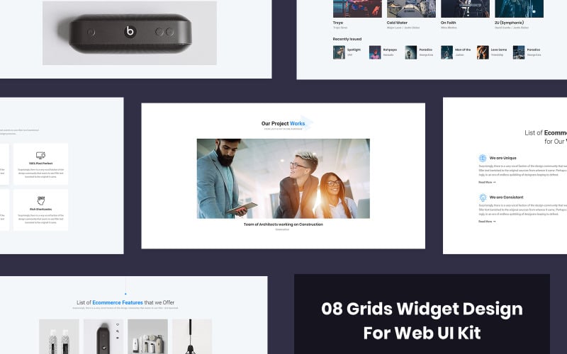 Download UI элементы "08 Grid Widget Design for Web-UI Kit " / 08 Grid Widget Design for Web-UI Kit  - UI элементы на тему графика grid,3column,4column,uicomponents,landingpage,elements,widgets,psdtemplate,uikit,uidesign,webdesign,website,creative,minimal,cryptocurrency