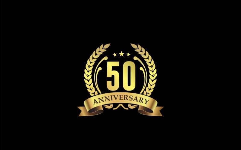 Download Шаблон логотипа "50th Birthday Anniversary Logo Template" / 50th Birthday Anniversary Logo Template - Шаблон логотипа на тему графика celebration,birthday,anniversary,party,happy,card,50th,50,decoration,design,fifty,banner,background,invitation,illustration,vector,event,number,gold,sign