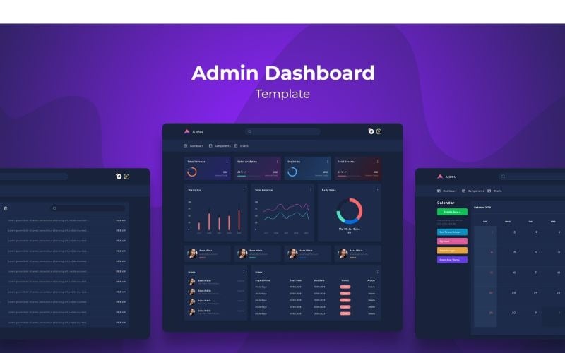 Download UI элементы "AD 3 Dark UI Elements" / AD 3 Dark UI Elements - UI элементы на тему графика admin,adobe photoshop,adobe xd,custom,dashboard,display,ecommerce,elements,interface,layout,online,panels,professional,sketch,template,website