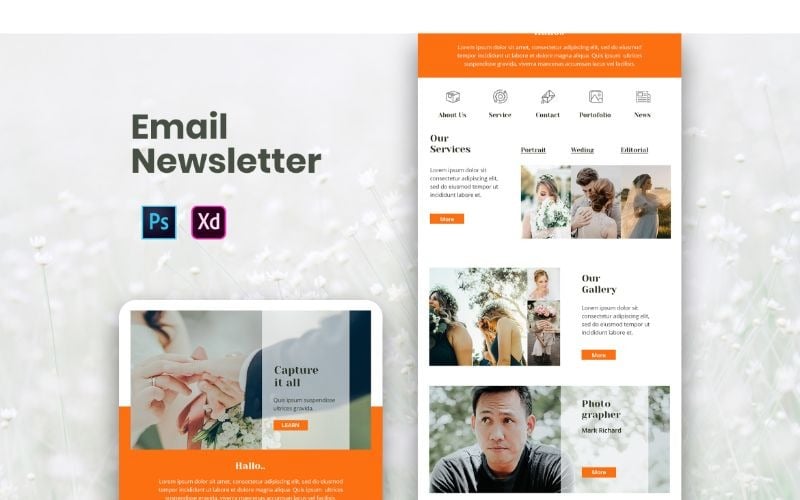 Download UI элементы "EM 14 Photographer UI Elements" / EM 14 Photographer UI Elements - UI элементы на тему графика adobe photoshop,adobe xd,branding,business,business solution,commerce,communication,corporate,development,email,information,marketing,message,network,newsletter,office,project,promotions