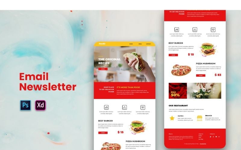 Download UI элементы "EM 60 Foodis UI Elements" / EM 60 Foodis UI Elements - UI элементы на тему графика adobe photoshop,adobe xd,branding,business,business solution,commerce,communication,corporate,development,email,information,marketing,message,network,newsletter,office,project,promotions