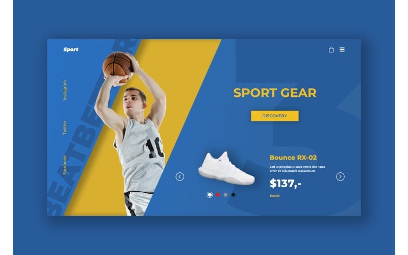 Download UI элементы "Hero 51 Sport 5 UI Elements" / Hero 51 Sport 5 UI Elements - UI элементы на тему графика clean,hero header,interface design,landing,modern,photoshop,responsive,template,theme,website