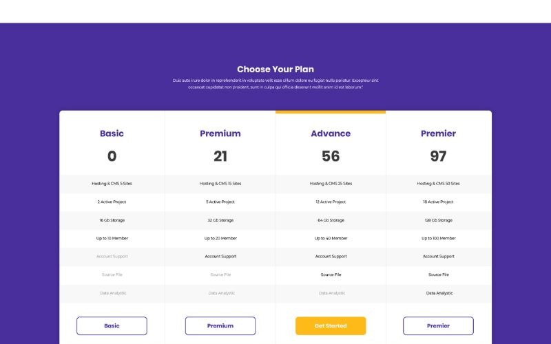 Download UI элементы "PT 19 Plan Pack 2 UI Elements" / PT 19 Plan Pack 2 UI Elements - UI элементы на тему графика adobe photoshop,adobe xd,business,buy,comparison,interface,label,package,premium,price,table,pricing,template,ui,web,elements,website