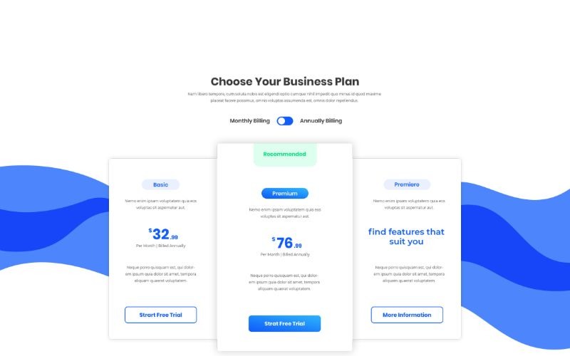 Download UI элементы "PT 20 Business Plan 2 UI Elements" / PT 20 Business Plan 2 UI Elements - UI элементы на тему графика adobe photoshop,adobe xd,business,buy,comparison,interface,label,package,premium,price,table,pricing,template,ui,web,elements,website