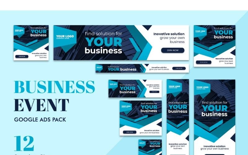 Download UI элементы "GA 18 Business Event UI Elements" / GA 18 Business Event UI Elements - UI элементы на тему графика adobe photoshop,ads,banner,brand,business,display,facebook,google,information,instagram,marketing,product,promote,social,media,website