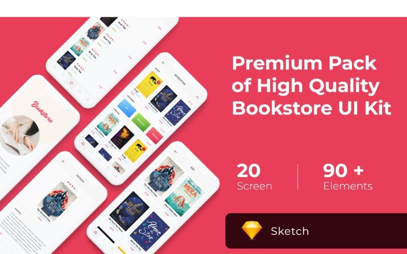 Download UI элементы "Mobile UI Book Store " / Mobile UI Book Store  - UI элементы на тему графика company,profile,corporate,business,marketing,brochure,layout,document,a4,book,page,modern,multipurpose,catalog,information