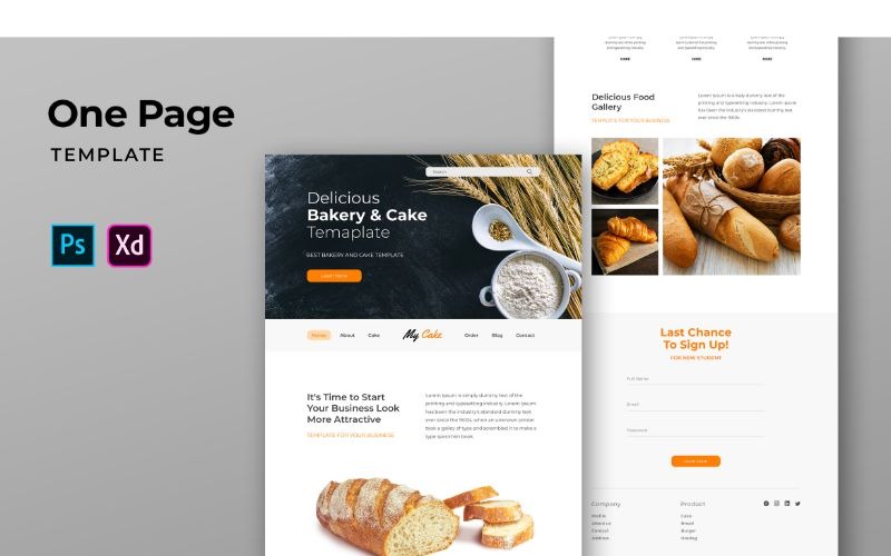 Download UI элементы "OP 1 Bakery &amp; Care UI Elements" / OP 1 Bakery &amp; Care UI Elements - UI элементы на тему графика adobe photoshop,adobe xd,app,branding,business,elements,interface,landing,mobile,onepages,pages,professional,template,ui,website