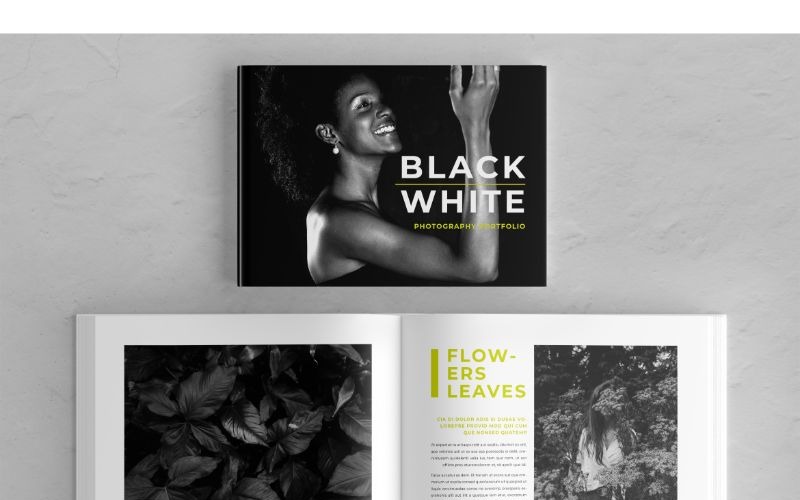 Download UI элементы "Photo Album 7 Black White UI Elements" / Photo Album 7 Black White UI Elements - UI элементы на тему графика a4,brochure,photography,portfolio,lookbook,magazine,modern,photobook,booklet,letter,creative,design,catalog,fashion,multipurpose