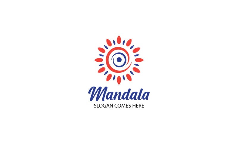 Download Шаблон логотипа "MANDALA Logo Template" / MANDALA Logo Template - Шаблон логотипа на тему графика mandala,vector,illustrator,eps,graphics,art,logo,design,template,imagination,invention,zentangle,drawing,meditation,motivation,growth,innovation
