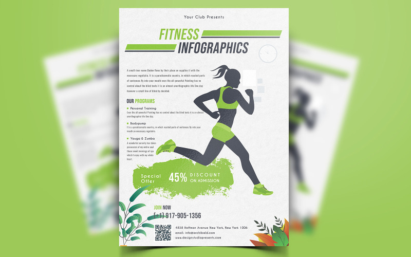 Download Фирменный стиль "Moorhen - Gym and Fitness Flyer Design - Corporate Identity Template" / Moorhen - Gym and Fitness Flyer Design - Corporate Identity Template - Фирменный стиль на тему графика gym,fitness,bodybuilding,coach,workout,training,flyer,fest,festival,event,promotion,multipurpose,vector,newdesign,poster