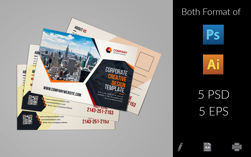 Download Фирменный стиль "Post Card" / Post Card - Фирменный стиль на тему графика 6x4,ad,advert,advertisement,agent,business,business postcard,company,construction,consulting,corporate,creative,design,flyer,housing,illustrator post card,invite post card,post card,post card