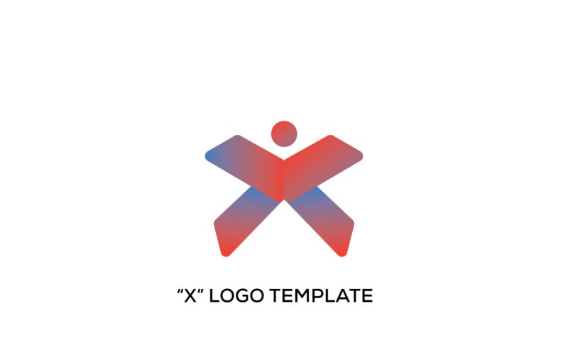 Download Шаблон логотипа "X Logo Template" / X Logo Template - Шаблон логотипа на тему графика x logo template,vector,illustrator,eps,graphics,art,logo,design,template,imagination,invention,xletter,abstract,icon,human icon