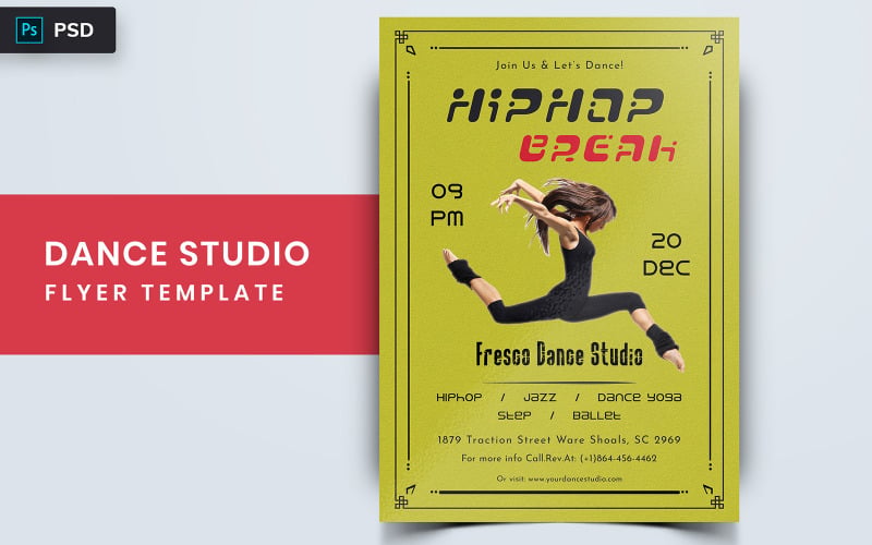 Download Фирменный стиль "Bandit - Dance Party Flyer Design - Corporate Identity Template" / Bandit - Dance Party Flyer Design - Corporate Identity Template - Фирменный стиль на тему графика ballet,dance,concert,dancing,design,zumba,opera,party,pattern,performance,romance,show,spiral,spring