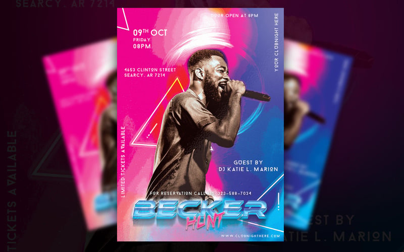 Download Фирменный стиль "Crooge - DJ Music Party Flyer Design - Corporate Identity Template" / Crooge - DJ Music Party Flyer Design - Corporate Identity Template - Фирменный стиль на тему графика djparty,nightparty,musicparty,weekendparty,flyer,a4,nightclub,banner,poster,mockup,danceparty,hiphop,ladiesnightparty,musicconcert,socialmedia