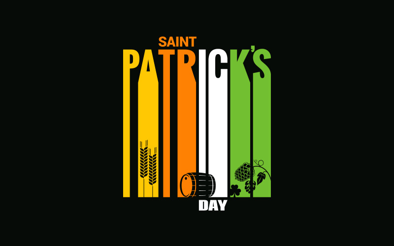Download Фирменный стиль "Patrick Day Design Vector Background. - Corporate Identity Template" / Patrick Day Design Vector Background. - Corporate Identity Template - Фирменный стиль на тему графика patrick,traditional,vector,vintage,banner,barrel,beer,card,celebration,clover,day,green,happy,holiday,floral,leaf,lettering,logo,ornate,white