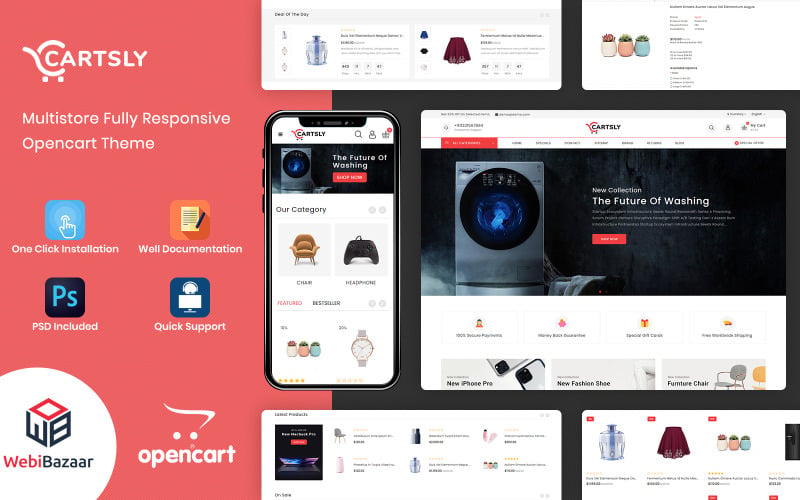 Purpose OpenCart Template