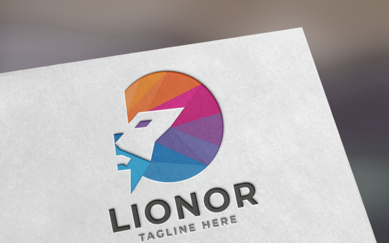 Download Шаблон логотипа "Circular Lion Head Logo Template" / Circular Lion Head Logo Template - Шаблон логотипа на тему графика animal,animals,black,business,colorful,consultant,corporate,digital,finance,finances,financial,firm,fund,investing,investment,king,kingdom,lion,majestic,marketing