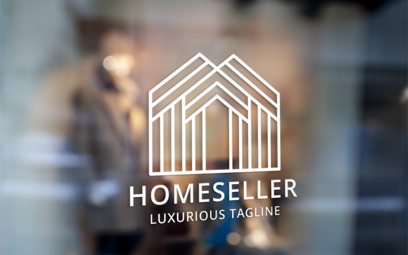 Download Шаблон логотипа "Home Seller - Real Estate Logo Template" / Home Seller - Real Estate Logo Template - Шаблон логотипа на тему графика agency,app,buying,community,construction,consulting,corporate,deal,design,development,find,home,house,housing,identity,inspection,look,professional,real estate,renovation