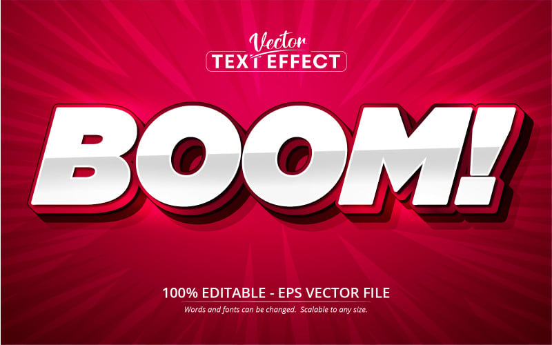 Download Vector "Boom, Cartoon Style Editable Text Effect - Vector Image" / Boom, Cartoon Style Editable Text Effect - Vector Image - Vector на тему графика boom,text,text effect,text style,template,alphabet,sweet,shiny,cartoon,character,comic,creative,design,design elements,sale,shopping,online,effect,element,font