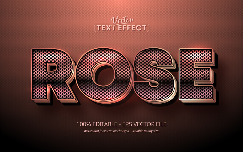 Download Vector "Shiny Rose Gold Text Effect - Vector Image" / Shiny Rose Gold Text Effect - Vector Image - Vector на тему графика rose gold,gold,golden,luxury,metal,text,text effect,type,typeset,typo,typography,word,abc,alloy,bold,brass,bright,character,comic,creative modern