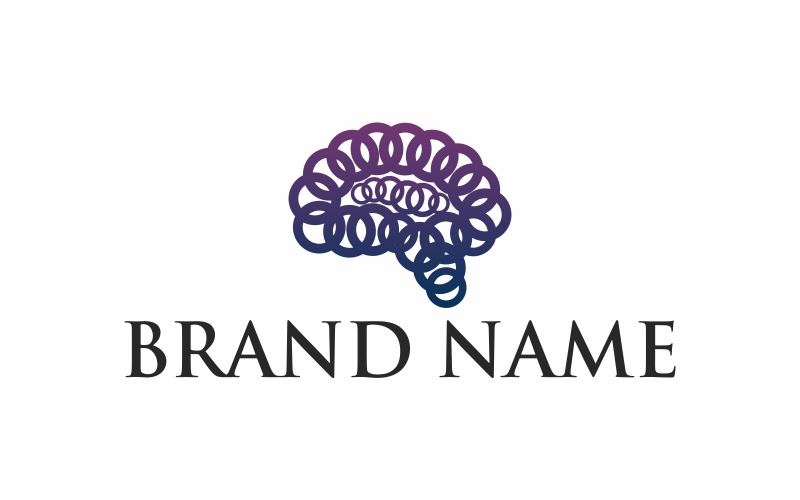Download Шаблон логотипа "Brain Circles Logo Template" / Brain Circles Logo Template - Шаблон логотипа на тему графика vector,brain,icon,concept,idea,creative,mind,circle,think,smart,logo,color,human,graphic,brainstorm,genius,medicine,psychology,health