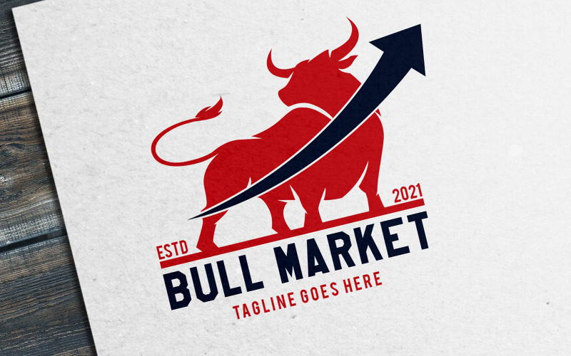 Download Шаблон логотипа "Bull Market - Share market or Stock market Logo Template" / Bull Market - Share market or Stock market Logo Template - Шаблон логотипа на тему графика accounting,bull,market,broker,brokerage,business,capital,chart,consulting,diagram,exchange,finance,graph,growth,income,share market,statistics,stock,stock exchange,stock market