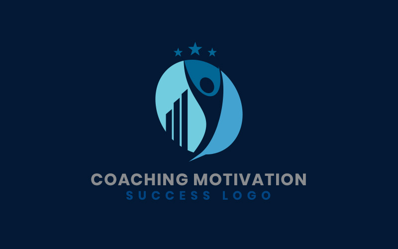Download Шаблон логотипа "Coaching Motivation Wellness Logo Template" / Coaching Motivation Wellness Logo Template - Шаблон логотипа на тему графика logo design,logo template,logo,vector,corporate logo,brand,wellness,coaching,motivation,business,abstract,financial,accounting,architecture,law,bank,consulting,education
