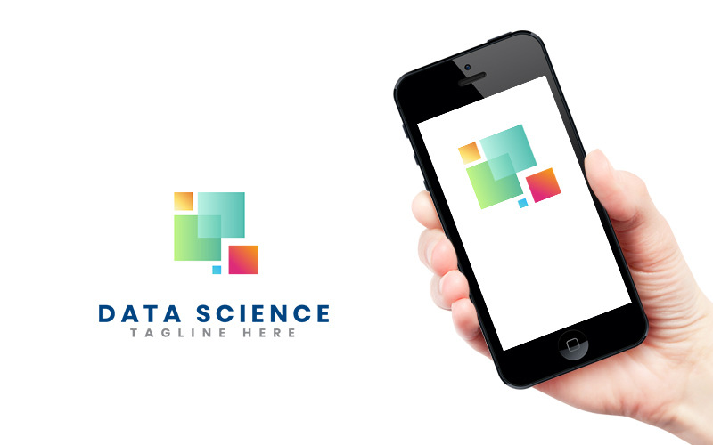 Download Шаблон логотипа "Data Science Logo Template" / Data Science Logo Template - Шаблон логотипа на тему графика data science,technology,apps,business,abstract,financial,accounting,architecture,law,bank,consulting,education,human resource,industrial,insurance,logistics,real estate,logo design,logo templ