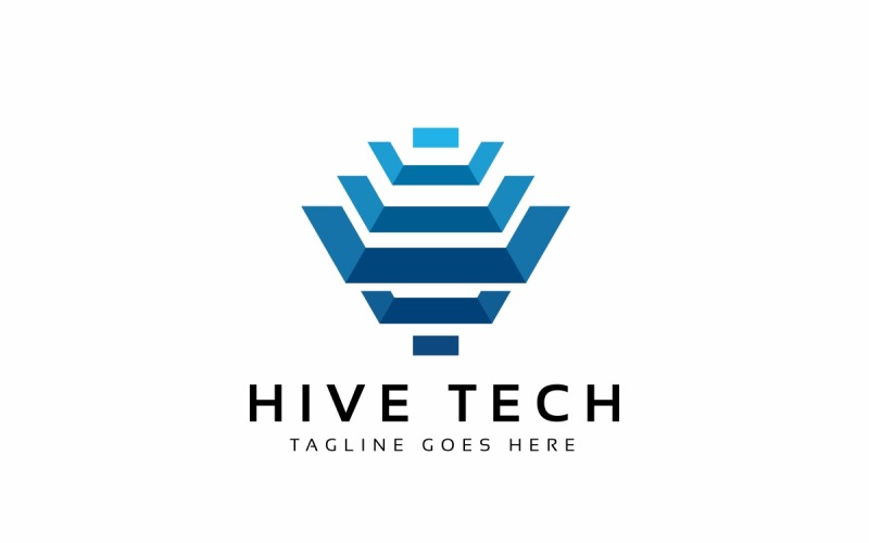 Download Шаблон логотипа "Hive Tech Logo Template" / Hive Tech Logo Template - Шаблон логотипа на тему графика agency,app,business,cable,communication,company,connect,corporate,creative,digital,flat,globe,hexa,hexagon,icon,internet,logo,media,modern,professional