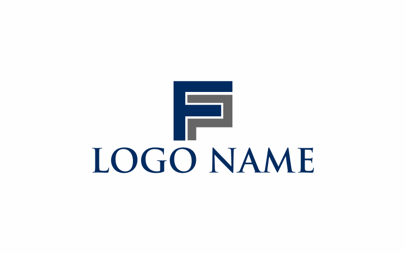 Download Шаблон логотипа "Initials FP Logo Template" / Initials FP Logo Template - Шаблон логотипа на тему графика design,vector,business,icon,modern,logo,abstract,concept,logotype,template,font,graphic,fp logo,illustration,branding,initials,trendy,initial,fp symbol,identity