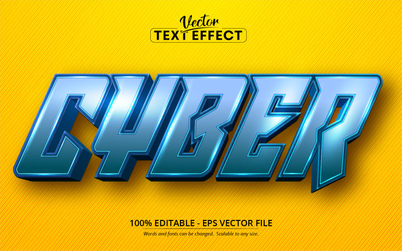 Download Vector "Cyber Text, Editable Text Effect - Vector Image" / Cyber Text, Editable Text Effect - Vector Image - Vector на тему графика text effect,text style,title,toon,cyber,typeface,typography,yellow,abstract,alphabet,banner,cartoon,character,comic,creative,design,design elements,effect,element,font
