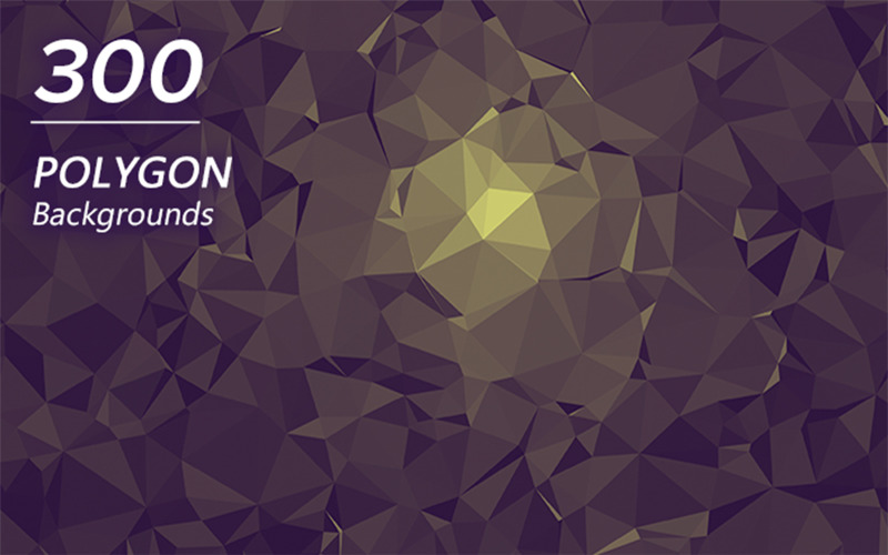 Download Background "300 Polygon Background" / 300 Polygon Background - Background на тему графика backgrounds,texture,bundle,abstract,polygon,wedding,gradient,paint,colorful,branding,art