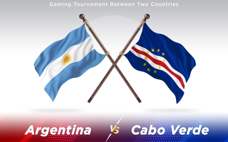 Download Иллюстрация "Argentina versus Cabo Verde Two Countries Flags - Illustration" / Argentina versus Cabo Verde Two Countries Flags - Illustration - Иллюстрация на тему графика national,patriotic,europe,asia,republic,map,flag,country,cartography,geography,nation,illustration,graphic,vector,state,world,isolated,symbol,border,icon