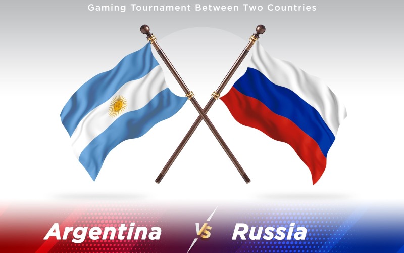 Download Иллюстрация "Argentina versus Russia Two Countries Flags - Illustration" / Argentina versus Russia Two Countries Flags - Illustration - Иллюстрация на тему графика national,patriotic,europe,asia,republic,map,flag,country,cartography,geography,nation,illustration,graphic,vector,state,world,isolated,symbol,border,icon