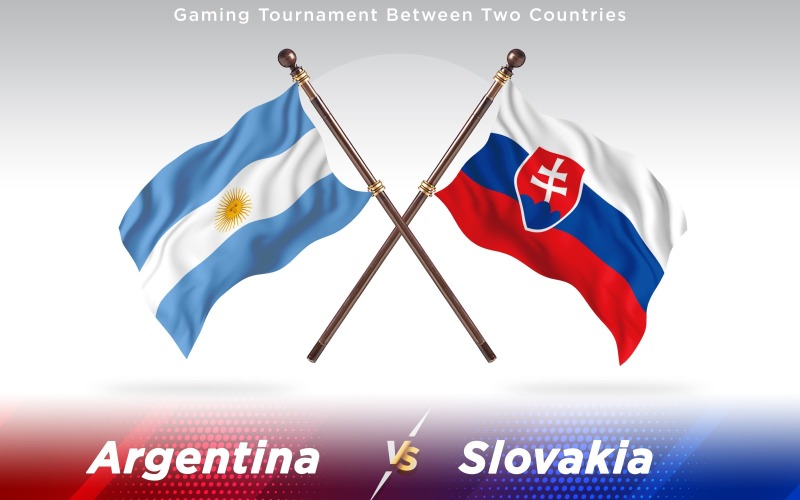 Download Иллюстрация "Argentina versus Slovakia Two Countries Flags - Illustration" / Argentina versus Slovakia Two Countries Flags - Illustration - Иллюстрация на тему графика national,patriotic,europe,asia,republic,map,flag,country,cartography,geography,nation,illustration,graphic,vector,state,world,isolated,symbol,border,icon