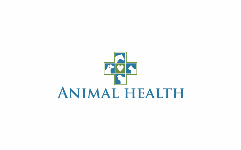Download Шаблон логотипа "Animal Health Logo Template" / Animal Health Logo Template - Шаблон логотипа на тему графика animal,health,veterinarian,care,veterinary,medicine,pet,medical,domestic,vet,doctor,hospital,cat,dog,clinic,examining,agriculture,healthy,concept,industry